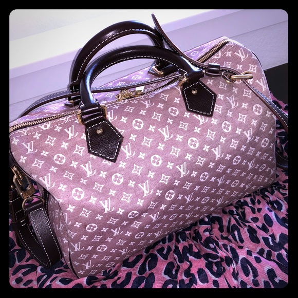 Louis Vuitton Louis Vuitton Speedy Bandouliere 30 Purple Sepia Mini